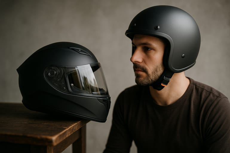 Integralhelm vs Halbschale: Vergleich mit Kaufhilfe