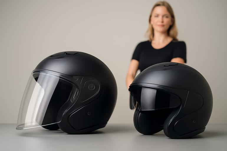 Visieroptionen bei Halbhelmen richtig einschätzen