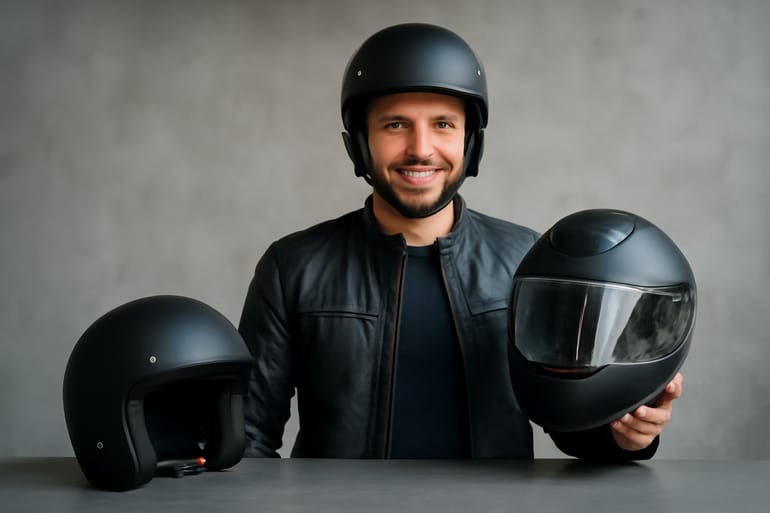 Halbhelm vs. Integralhelm: Schutz und Einsatzbereich