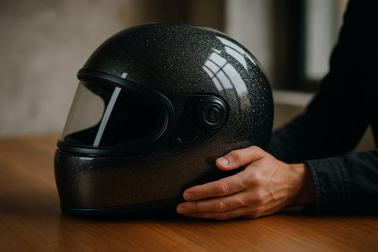 Glitzer-Lackierungen: Vor- & Nachteile beim Helm-Kauf