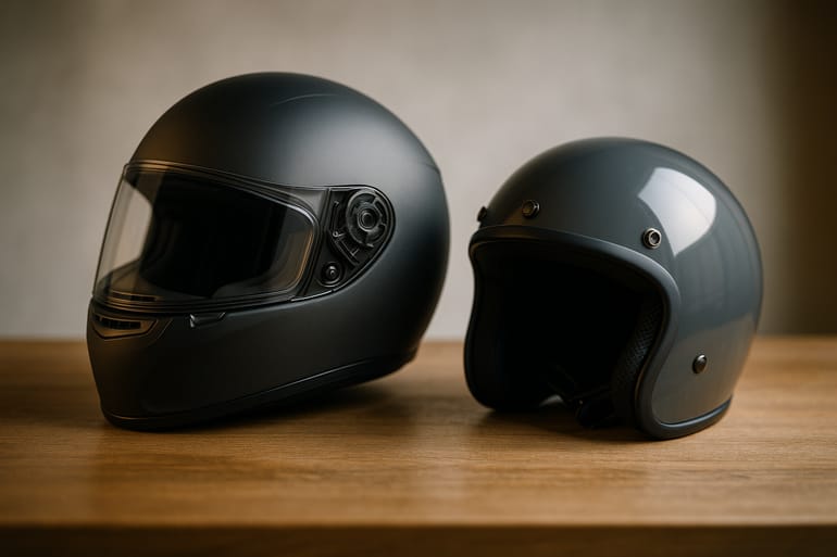 Integralhelme vs Halbschalen: Unterschiede & Kaufhilfe