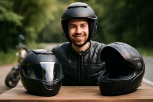 Integralhelm-Typen erklärt: Vollvisier vs. Klappvisier