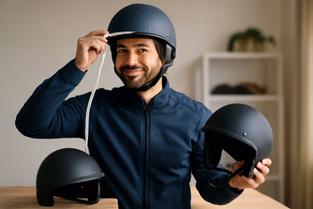 Passform & Größenwahl für Halbhelme 54–59 cm