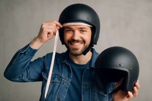 Passform & Größenwahl für Halbhelme 54–59 cm