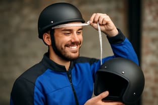 Passform & Größenwahl für Halbhelme 54–59 cm