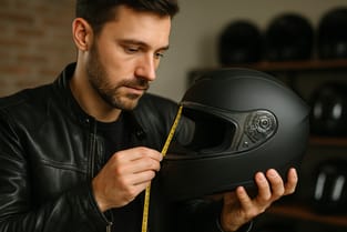 Integralhelm-Passform: Richtig messen & Sitztest