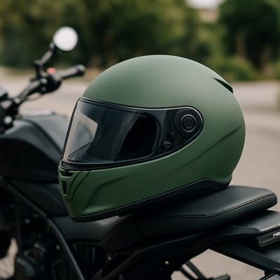 Warum sind grün matte Motorradhelme so beliebt?