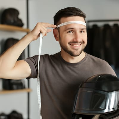 Wie misst du deinen Kopf richtig und liest die Größentabelle?