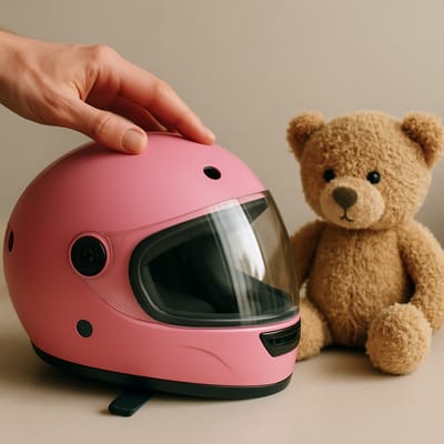 Warum ist die richtige Größe beim rosa Kinderhelm so wichtig?