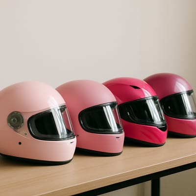 Warum sind pinke Motorradhelme so vielseitig?