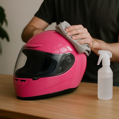 Wie pflegst du pinke Helme dauerhaft richtig?