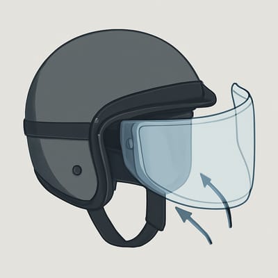 Was bedeutet Pinlock-Kompatibilität bei einem Halbhelm?