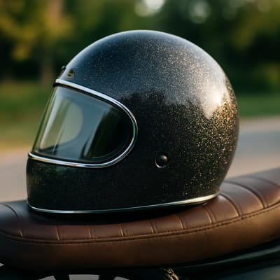 Glitzer-Helme: Vorteile und mögliche Nachteile