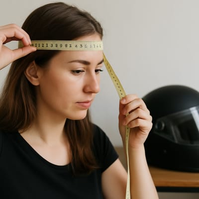 Richtig messen: Größe, Kopfform & Haare im Griff
