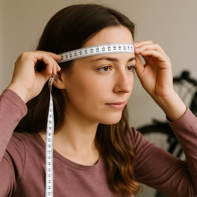Kopfumfang messen: So findest du deine Helmgröße