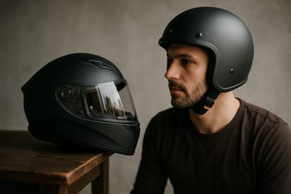 Integralhelm vs Halbschale: Vergleich mit Kaufhilfe