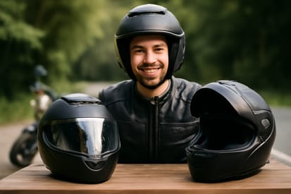 Integralhelm-Typen erklärt: Vollvisier vs. Klappvisier