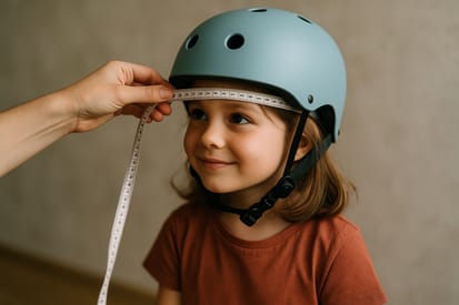 Kinderfreundliche Passform für Freizeit- & Skaterhelme