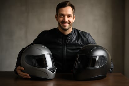 Premium-Motorradhelme: Materialien, Gewicht, Sicherheit