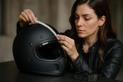 Damenhelm richtig messen: Passform-Ratgeber mit Checkliste