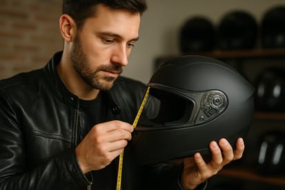 Integralhelm-Passform: Richtig messen & Sitztest